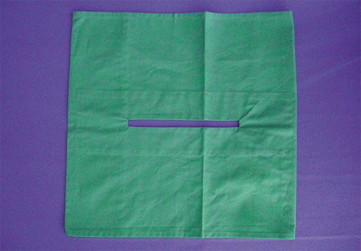 Abdecktuch aus Stoff - 40 x 60 cm, GRÜN