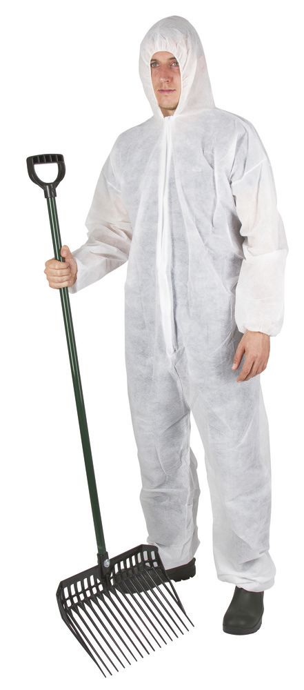 Schutzoverall weiss, Gr. L