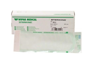Sterilisationsbeutel  90 x 250 mm Indik.