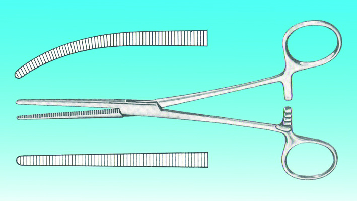 Pean-Klemme, gerade, ohne Zähne 13,0 cm