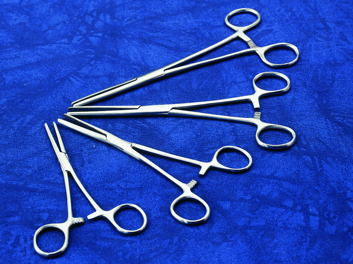 Pean-Klemme, geb., ohne Zähne 18,0 cm