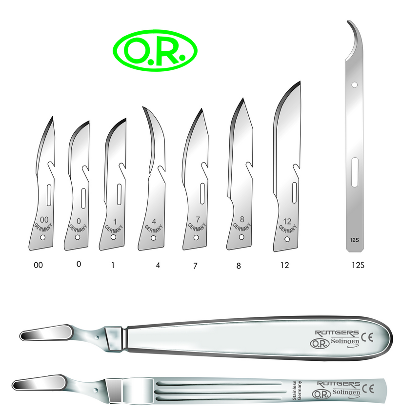 Skalpellklingen OR Rüttgers
