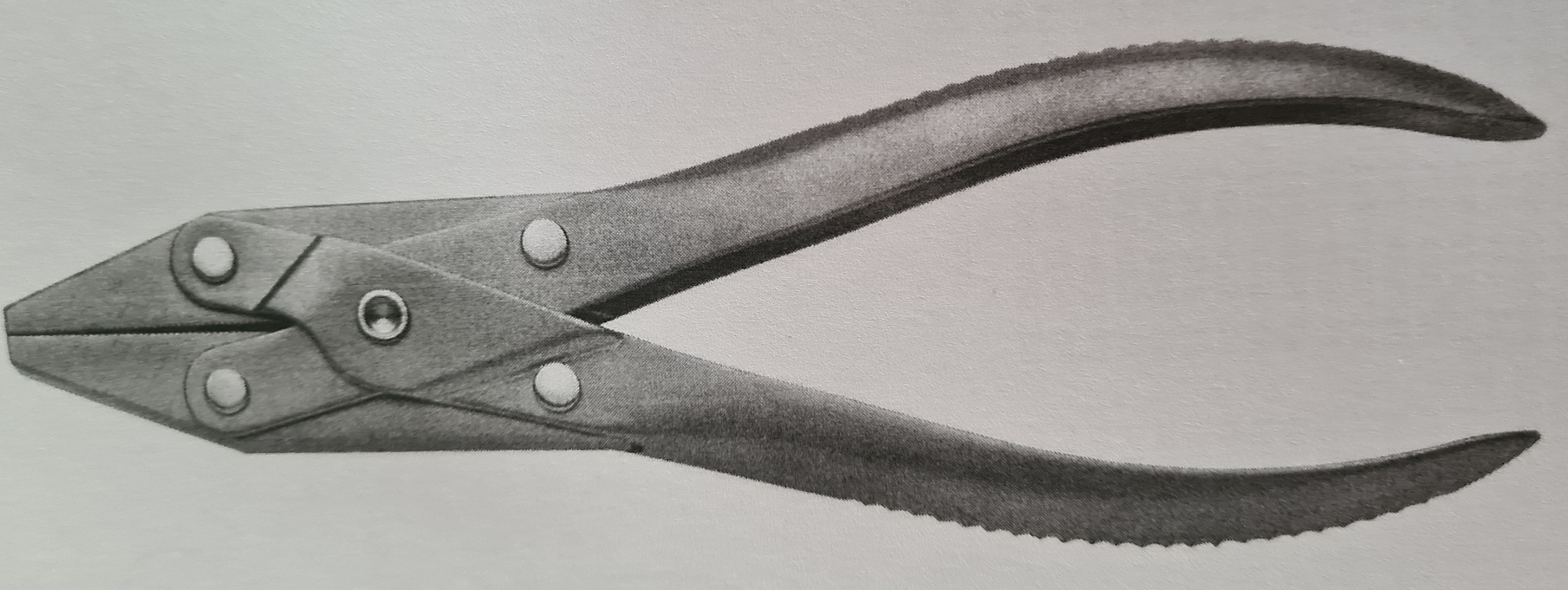 Parallelzange 18,5cm zum Ziehen von Pins