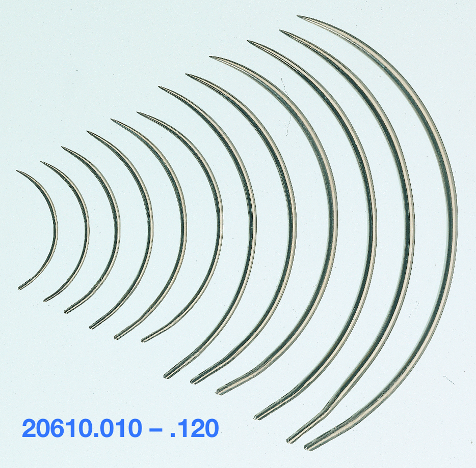 Wundnadeln Gr.000, BL 058, rund