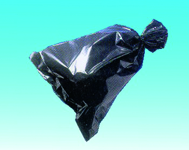 TKB-Säcke grau, PE-Folie 75 x 100 cm