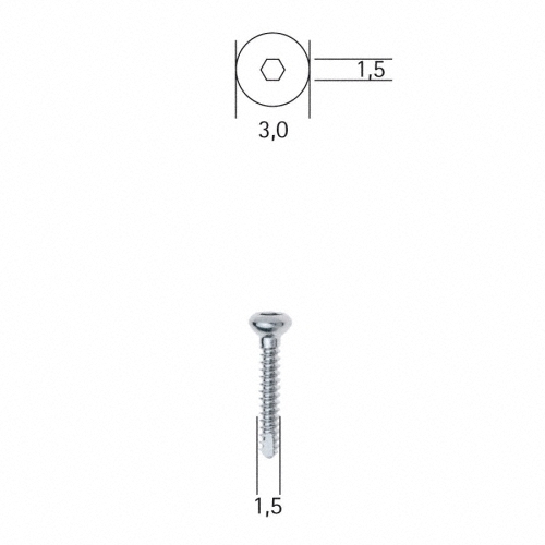 Corticalis VB170 (LB018), 1,5 x 18 mm
