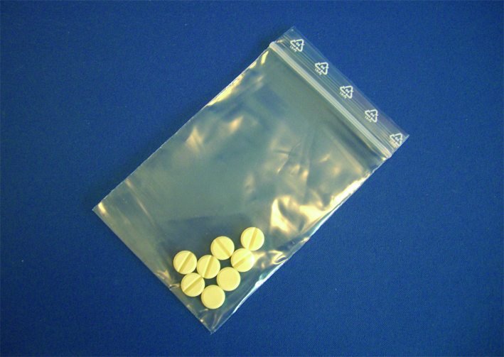 Medikamententüten LDPE+Feld, 120x170mm