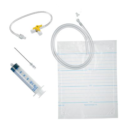 Urin-/Sekretbeutel 2L, Lock-Ansatz