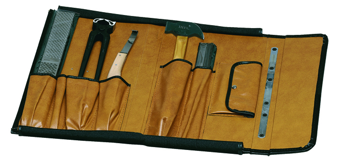 Hufbeschlag-Garnitur mit Tasche