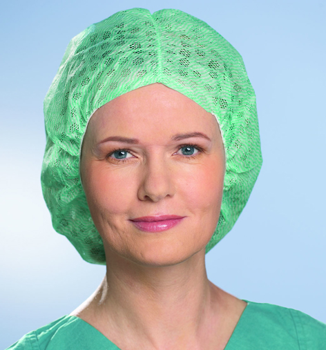 OP-Schwesternhauben, grün