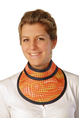 Schilddrüsenschutz, Gr. M, 0,50 mm, blau