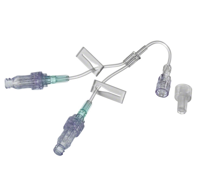 2 Caresite mit Micro- Y-Verlängerungsl.