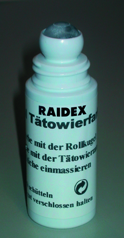 Tätowier-Farbroller schwarz