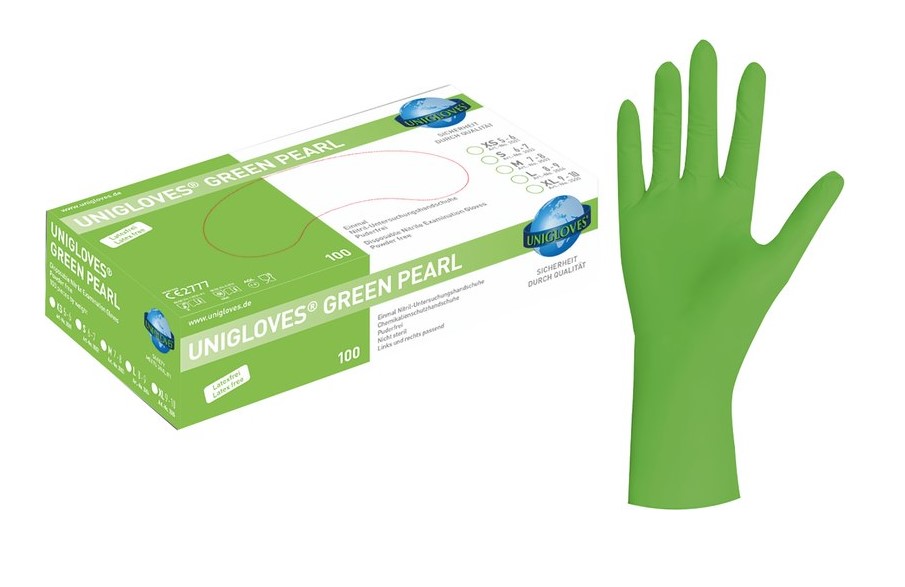 Unigloves Pearl Nitril green