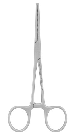 Kocher-Klemme, gerade, mit Zähne 12,0 cm