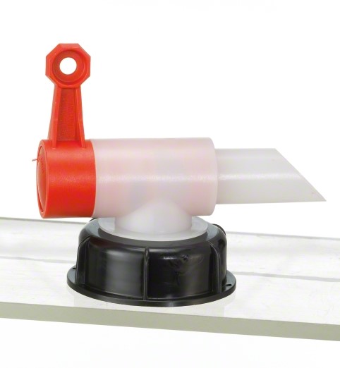 Auslaufhahn zu B. Braun   5 Liter-Kanist