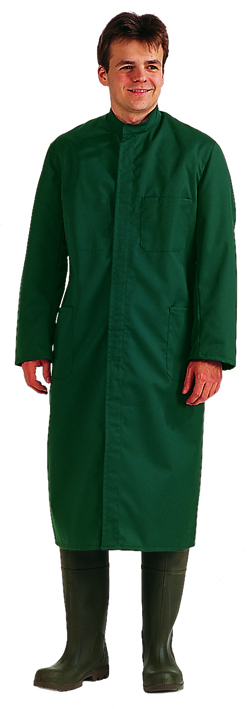 Praxiskittel grün Gr.50 - Klettverschluß