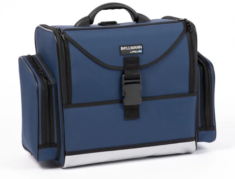 Arzttasche von Bollman blau 40 x 36 x 24