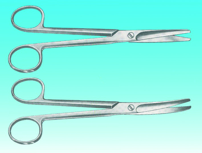 Schere Mayo gebogen 16,0 cm