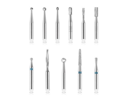 Bohrerset für Winkelstück, 11 Bohrer