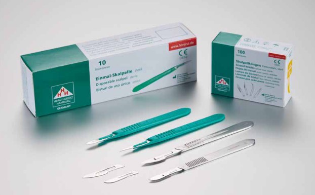 Einmal-Skalpelle Nr. 12, einzeln steril