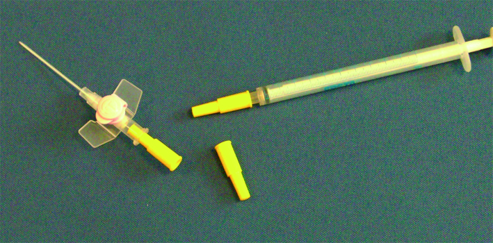 Verschlußstopfen LUER, gelb