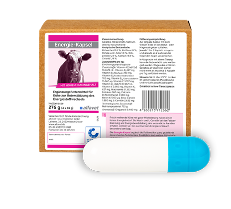 Energie-Kapsel 276 g (32 x 70g)-für Kühe
