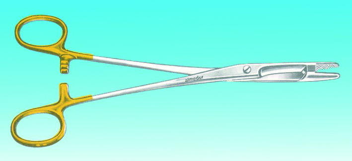 Nadelhalter Olsen-Hegar TC 17 cm