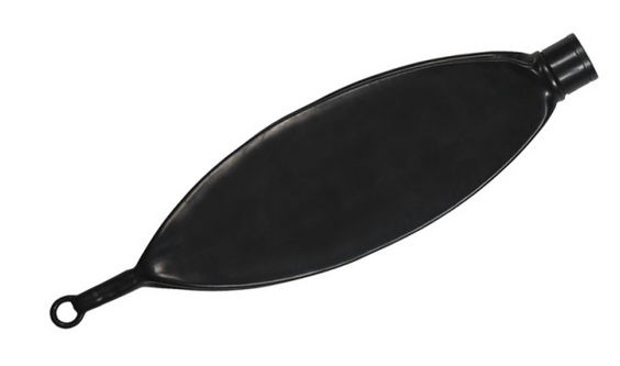Atembeutel aus Latex, schwarz, 0,5 L