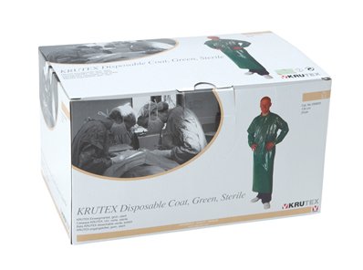 Einmalkittel BUSTER - grün , steril