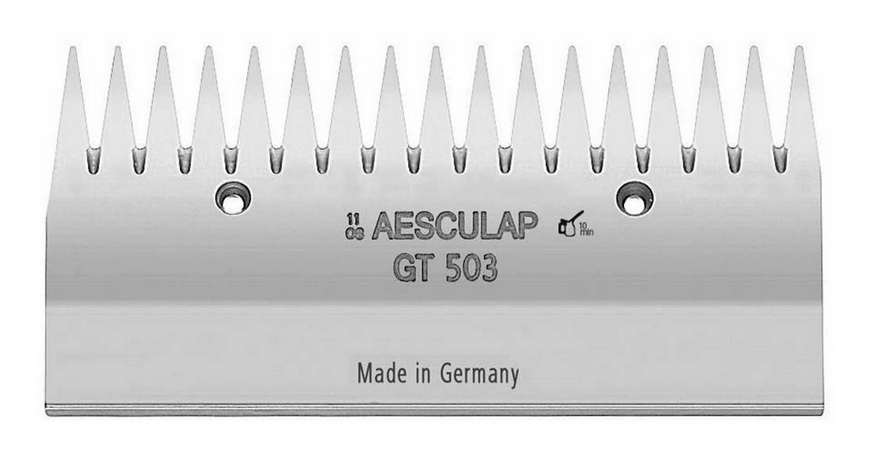 Scherplatte GT503 oben, 17 Zähne