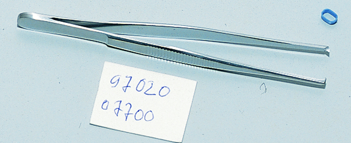 Pinzette chirurgisch 1 x 2 Zähne 15,5 cm