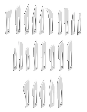 Skalpellklingen Nr. 10, Herenz