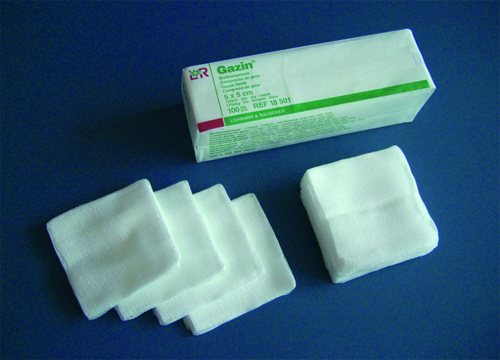 OP-Mullkompressen, 10x20cm 12-fach