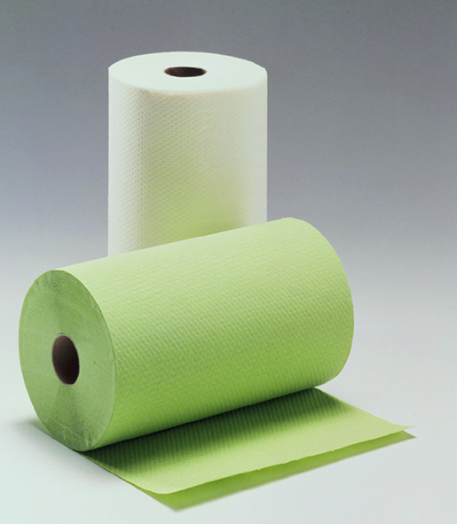 Putzrolle - blau , 2-lagig , 38 x 36 cm