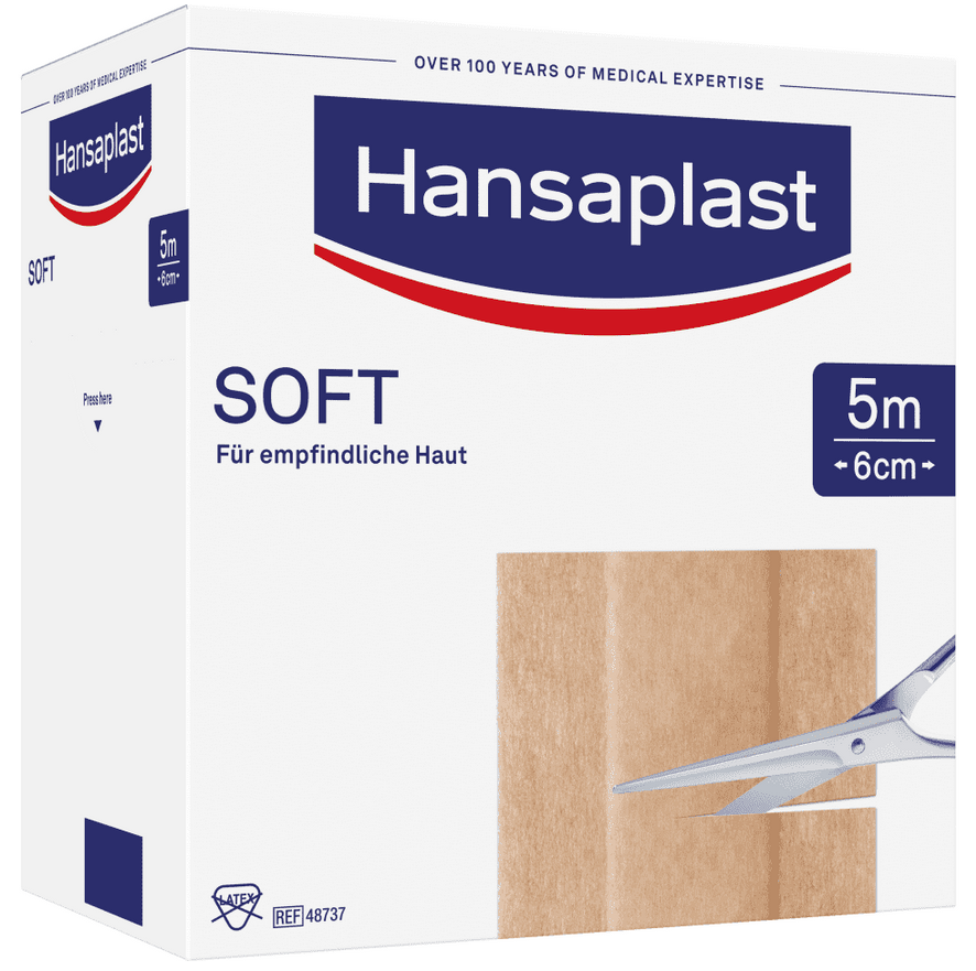 Hansaplast - Soft 2399 -  8 cm x 5 m