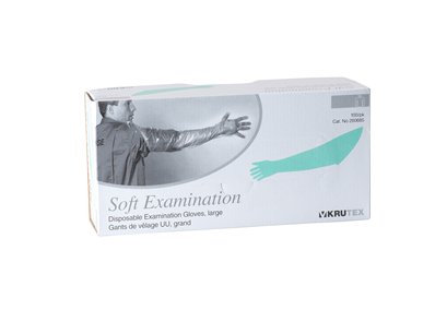 KRUTEX Soft-Rektalhandschuhe 95cm - grün