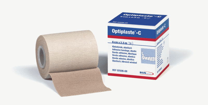 Optiplaste-C , 8 cm x 2,50 m, hautfarben