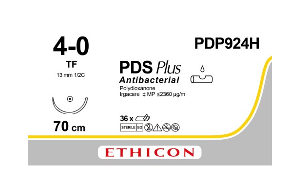 PDS Plus PDP924H, USP 4/0 metric 1,5