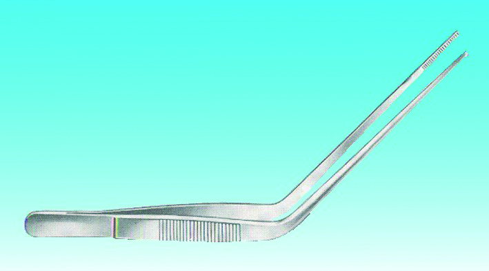 Kniepinzette Troeltsch 12,0 cm, anatom.