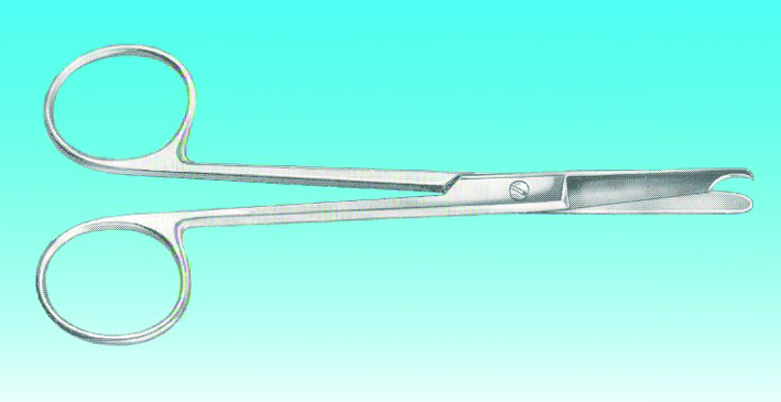 Ligaturschere nach Spencer 12,5cm gerade