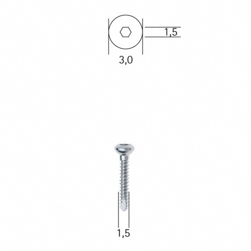 Corticalis VB170 (LB018), 1,5 x 18 mm