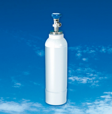 Sauerstoff - Flasche, gefüllt - 5,0 Ltr.
