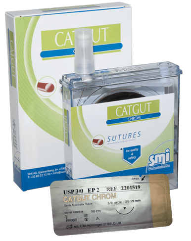 Catgut Chrom, USP 6 metric 10 - 30 m