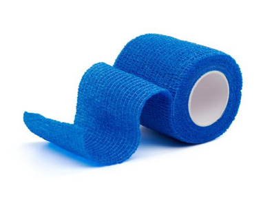 KRUUSE Flexbandage 10 cm x 4,5m blau