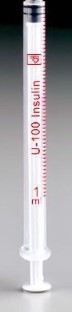 Dispomed 1ml Insulin Spritze U-100