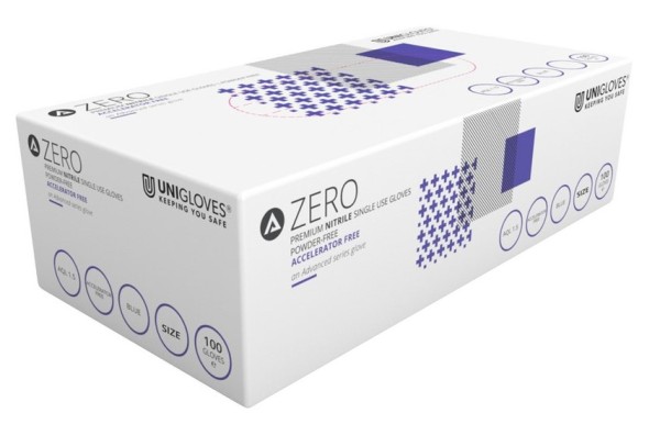 Nitril Unigloves ZERO Gr. XL