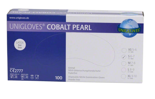 Nitril Handschuhe Cobalt Pearl Gr. M
