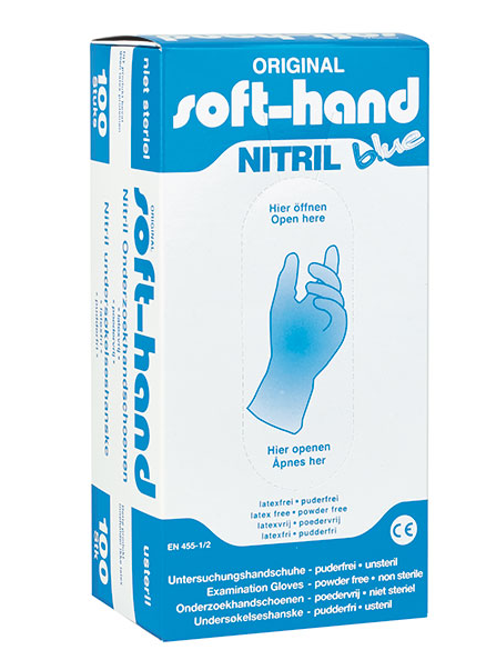 Soft-Hand Nitril Blue - puderfrei Gr. XL