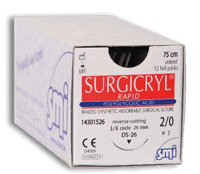 Surgicryl RAPID, USP 3/0 metric 2